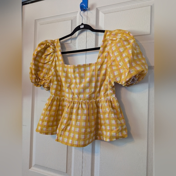 Hudson North Peplum Picnic Blouse - Picture 4 of 9